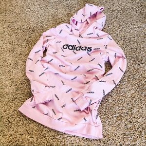 Adidas All Over Print Tunic Hoodie Sweatshirt